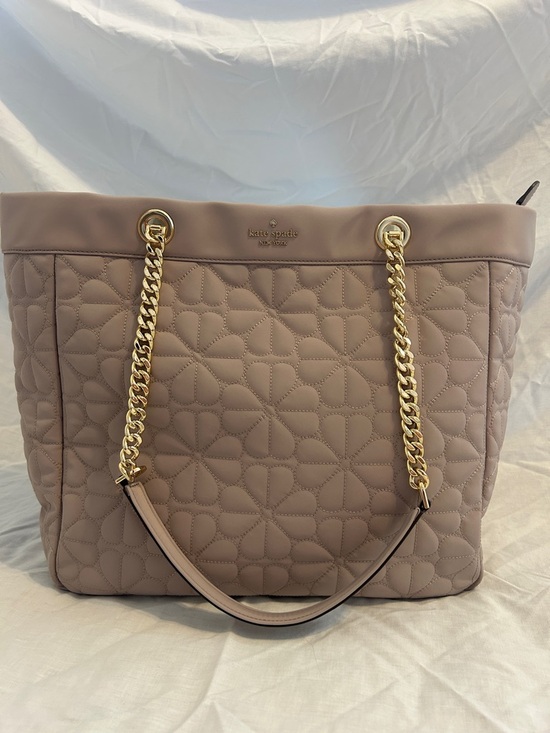 kate spade Handbags - kate spade Quilted Leather Tote in Blush with Gold Chain Straps